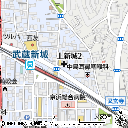 越川屋豆腐店周辺の地図