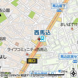 東京都大田区西馬込2丁目1-7周辺の地図