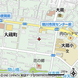 東京都町田市大蔵町370-5周辺の地図