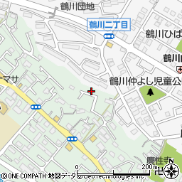東京都町田市大蔵町2096-16周辺の地図