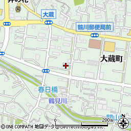 東京都町田市大蔵町483周辺の地図