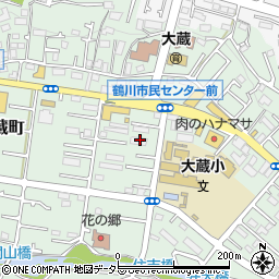 東京都町田市大蔵町345周辺の地図