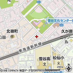 東京都大田区北嶺町24-1周辺の地図