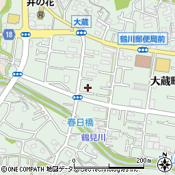 東京都町田市大蔵町495周辺の地図