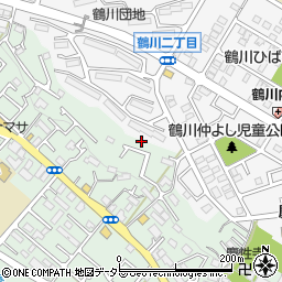 東京都町田市大蔵町2096-15周辺の地図