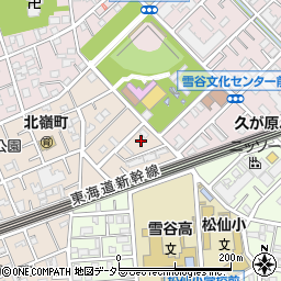東京都大田区北嶺町24周辺の地図