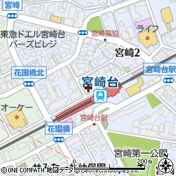 臨海セレクト　宮崎台校周辺の地図