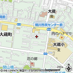 東京都町田市大蔵町371周辺の地図