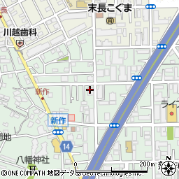 周防電機株式会社　川崎新作工場周辺の地図