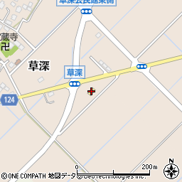 セブンイレブン成東草深店周辺の地図