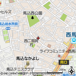 東京都大田区西馬込2丁目7周辺の地図