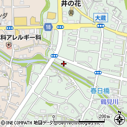 東京都町田市大蔵町541周辺の地図