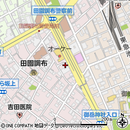 東京都大田区田園調布本町52周辺の地図