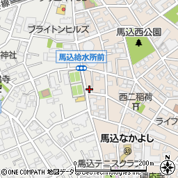 東京都大田区西馬込2丁目16-8周辺の地図