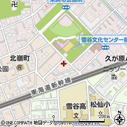 東京都大田区北嶺町24-13周辺の地図