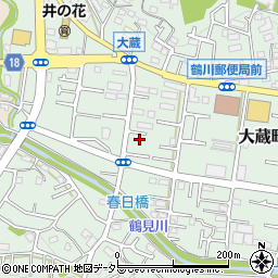 東京都町田市大蔵町496周辺の地図