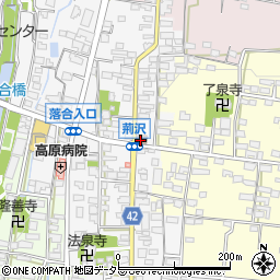 荊沢郵便局 ＡＴＭ周辺の地図