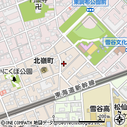 東京都大田区北嶺町22-12周辺の地図