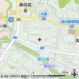 東京都町田市大蔵町510周辺の地図
