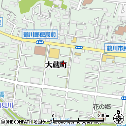 東京都町田市大蔵町419周辺の地図