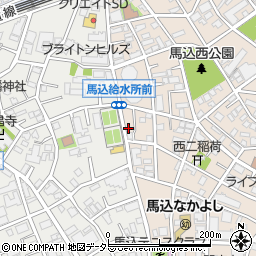 東京都大田区西馬込2丁目16-9周辺の地図