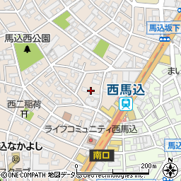 東京都大田区西馬込2丁目4周辺の地図