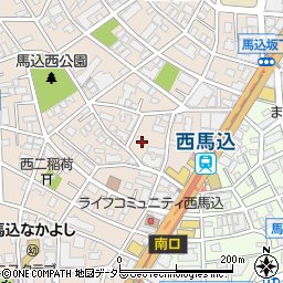 東京都大田区西馬込2丁目4-11周辺の地図