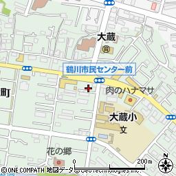 東京都町田市大蔵町343周辺の地図