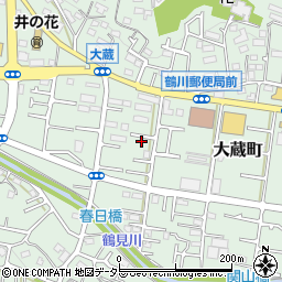 東京都町田市大蔵町481周辺の地図