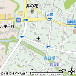 東京都町田市大蔵町522周辺の地図