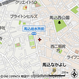 東京都大田区西馬込2丁目16周辺の地図