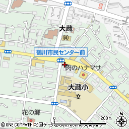 東京都町田市大蔵町340周辺の地図