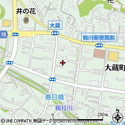 東京都町田市大蔵町497周辺の地図