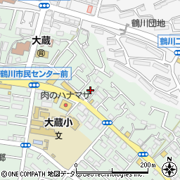 東京都町田市大蔵町2054周辺の地図