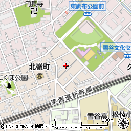 東京都大田区北嶺町22周辺の地図