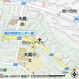 東京都町田市大蔵町2038-29周辺の地図