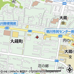 東京都町田市大蔵町377-11周辺の地図