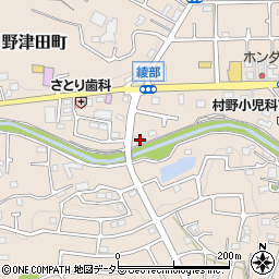 東京都町田市野津田町1023周辺の地図
