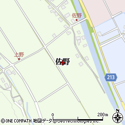 福井県美浜町（三方郡）佐野周辺の地図