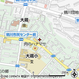 東京都町田市大蔵町2038-13周辺の地図