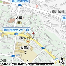 東京都町田市大蔵町2038-15周辺の地図