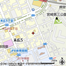 千葉県千葉市中央区末広5丁目5周辺の地図