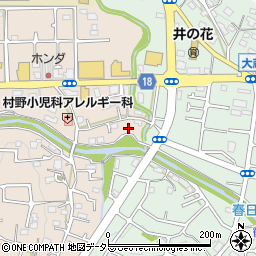 東京都町田市野津田町1204-3周辺の地図