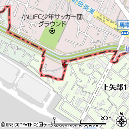 神奈川県相模原市中央区上矢部1丁目19-2周辺の地図