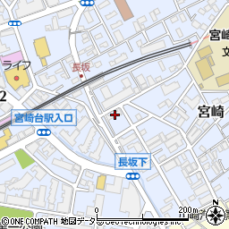 神奈川県川崎市宮前区宮崎298周辺の地図