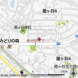 東京都町田市能ヶ谷周辺の地図