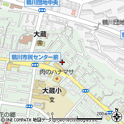 東京都町田市大蔵町2038-35周辺の地図