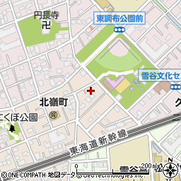 東京都大田区北嶺町22-17周辺の地図