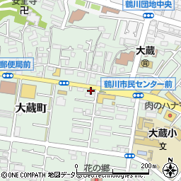 東京都町田市大蔵町377-1周辺の地図