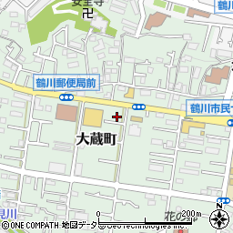 東京都町田市大蔵町417周辺の地図